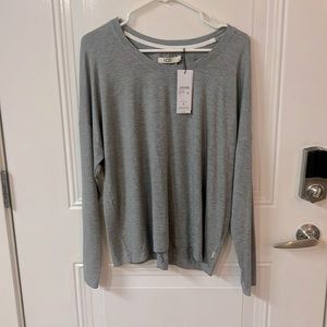 UGG Birgit II grey jersey knit PJ set size Large.
